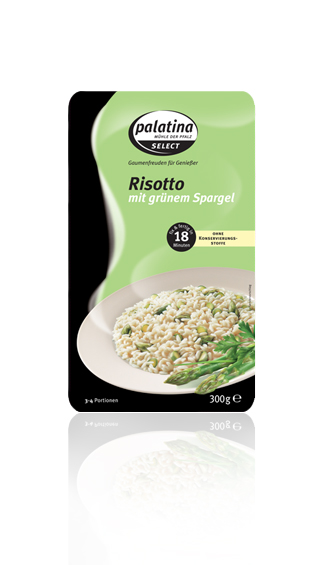 Select Risotto mit grünem Spargel